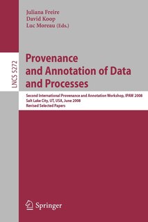 Couverture_Provenance and Annotation of Data and Processes