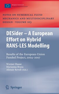 Front cover_DESider - A European Effort on Hybrid RANS-LES Modelling