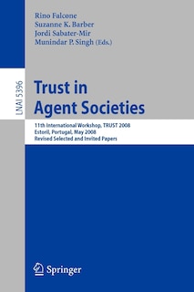 Front cover_Trust in Agent Societies