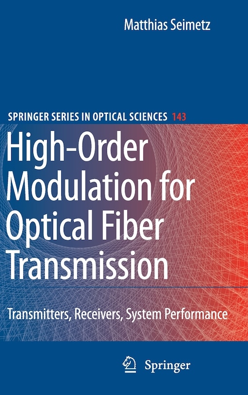 Front cover_High-Order Modulation for Optical Fiber Transmission