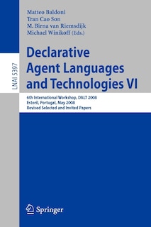 Couverture_Declarative Agent Languages and Technologies VI