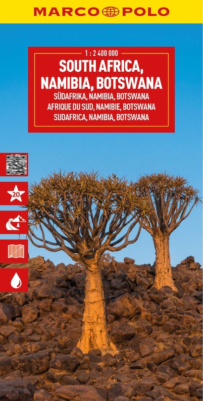Front cover_South Africa, Namibia, Botswana Marco Polo Map
