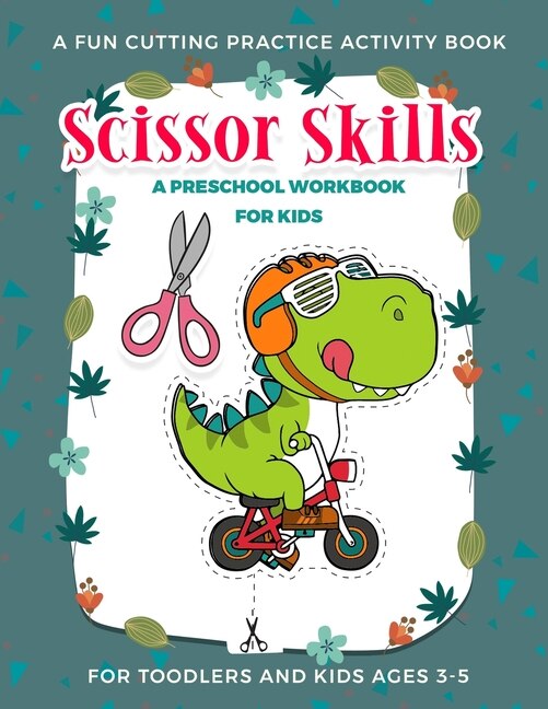 Front cover_Scissor Skills Preschool Activity Book For Kids