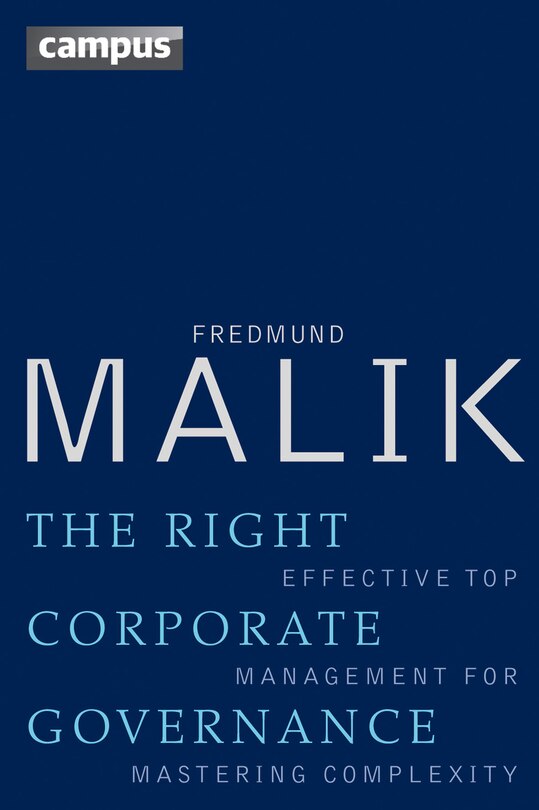 Front cover_The Right Corporate Governance
