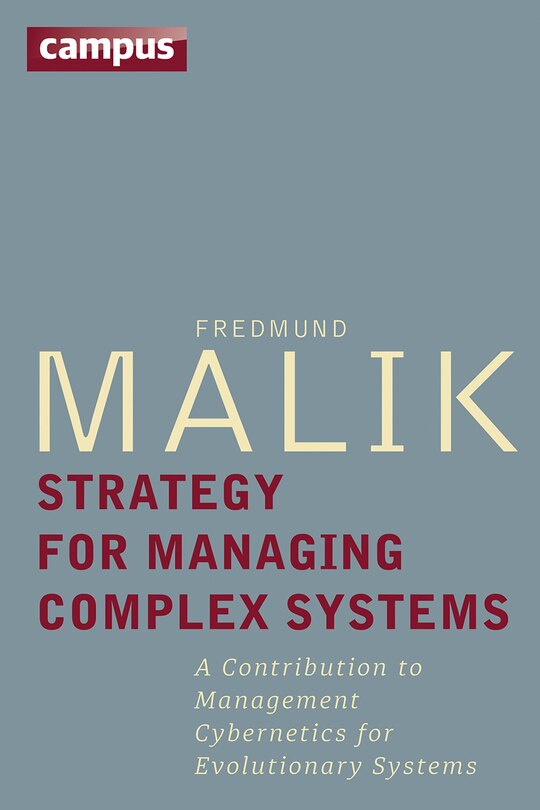 Front cover_Strategy For Managing Complex Systems
