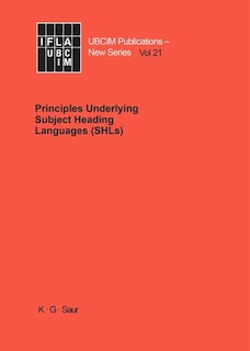 Couverture_Principles Underlying Subject Heading Languages (SHLs)