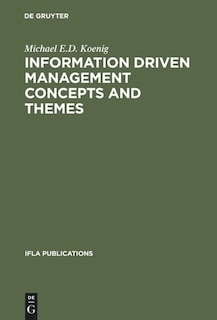 Front cover_Information Driven Management Concepts and Themes
