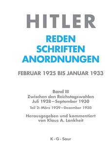 März 1929 - Dezember 1929