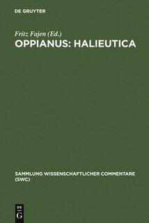 Front cover_Oppianus: Halieutica