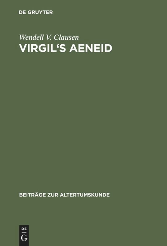 Virgil's Aeneid: Decorum, Allusion, and Ideology