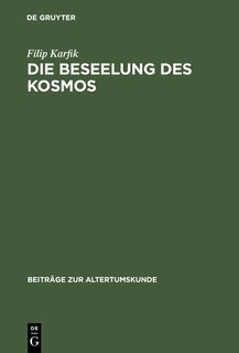 Couverture_Die Beseelung des Kosmos