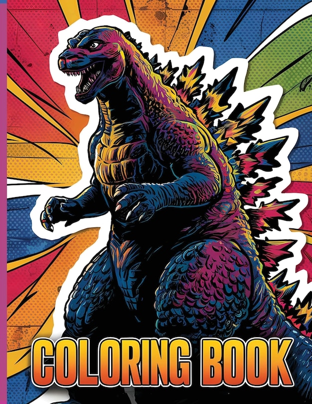 Front cover_Godzilla Coloring Book