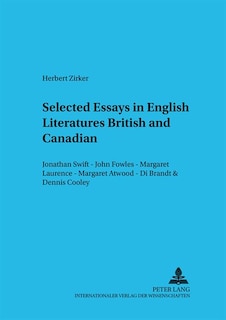 Couverture_Selected Essays In English Literatures: British And Canadian