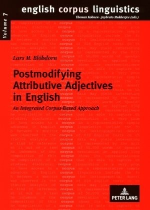 Couverture_Postmodifying Attributive Adjectives in English