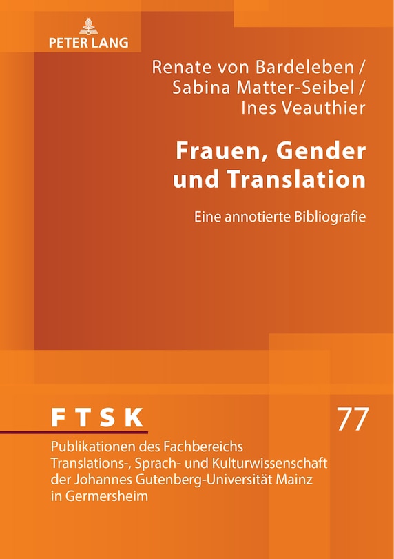 Front cover_Frauen, Gender und Translation