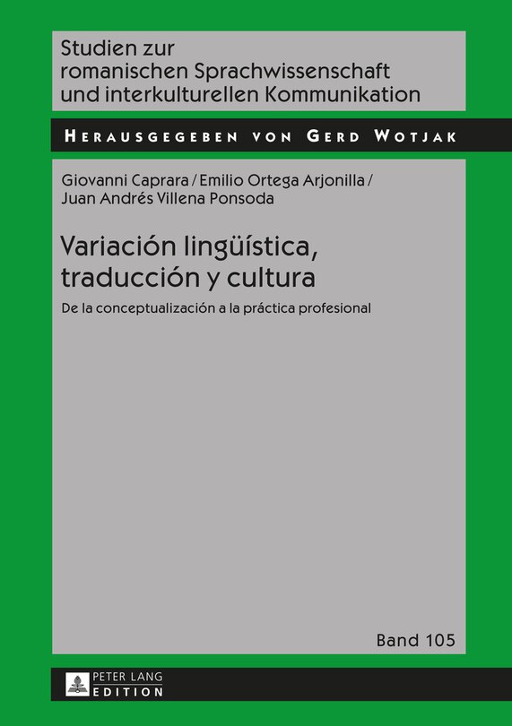 Front cover_Variación lingueística, traducción y cultura