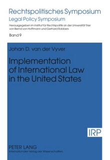 Couverture_Implementation of International Law in the United States