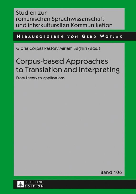 Couverture_Corpus-based Approaches to Translation and Interpreting