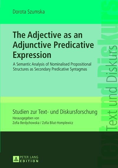 Front cover_The Adjective as an Adjunctive Predicative Expression