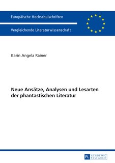 Couverture_Neue Ansaetze, Analysen und Lesarten der phantastischen Literatur