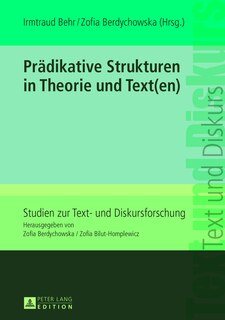 Front cover_Praedikative Strukturen in Theorie und Text(en)