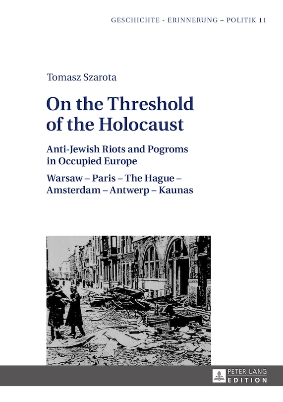 Front cover_On the Threshold of the Holocaust