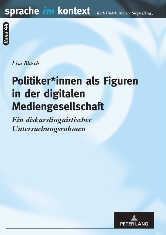 Couverture_Politiker*innen Als Figuren In Der Digitalen Mediengesellschaft