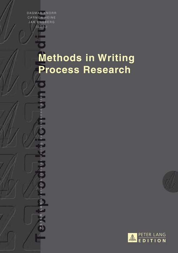Couverture_Methods in Writing Process Research