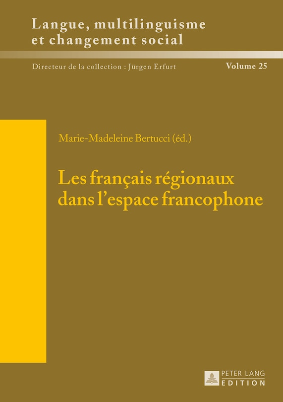 Couverture_Les fran&ccedil;ais r&eacute;gionaux dans l'espace francophone