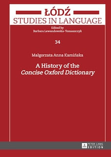 Front cover_A History of the �Concise Oxford Dictionary�