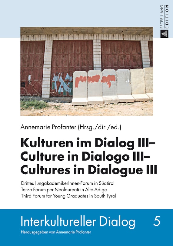 Couverture_Kulturen im Dialog III - Culture in Dialogo III - Cultures in Dialogue III