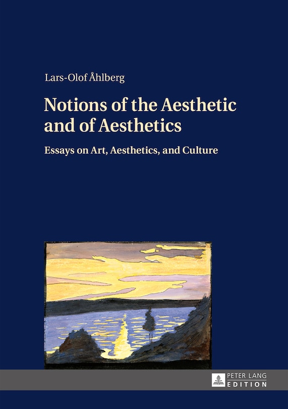 Front cover_Notions of the Aesthetic and of Aesthetics