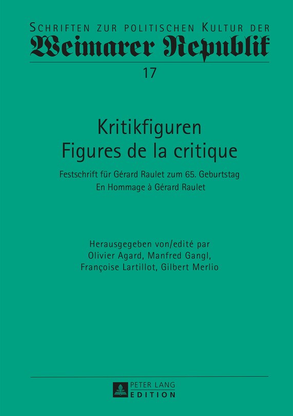 Couverture_Kritikfiguren / Figures de la critique