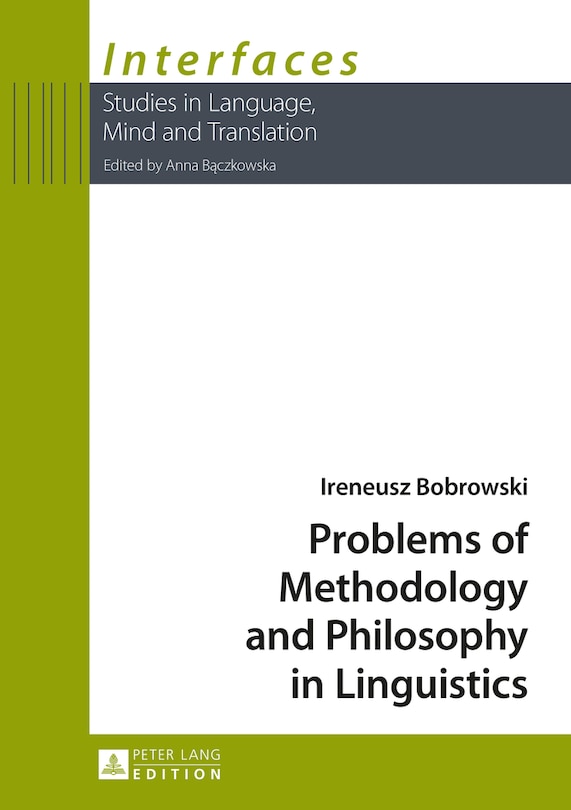 Couverture_Problems of Methodology and Philosophy in Linguistics