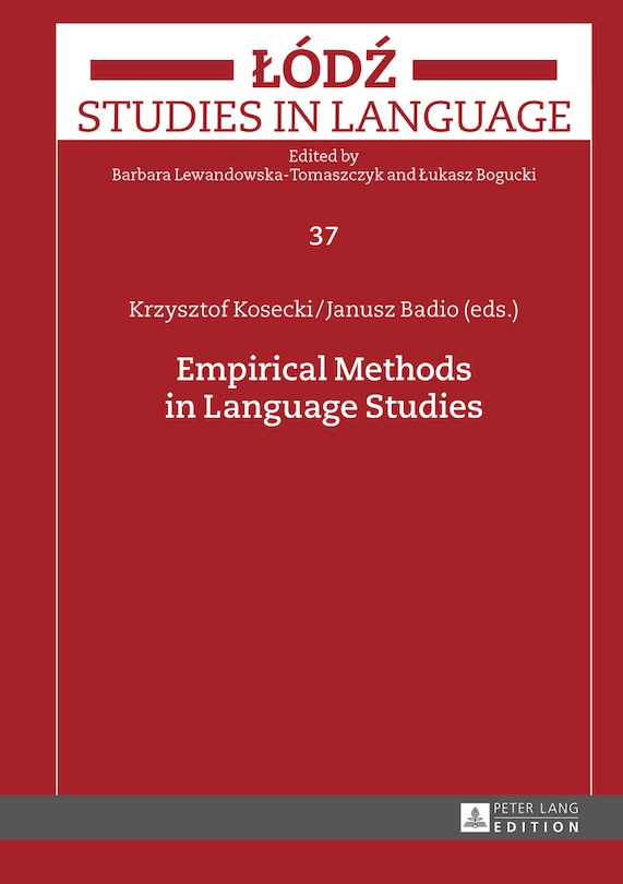Front cover_Empirical Methods in Language Studies