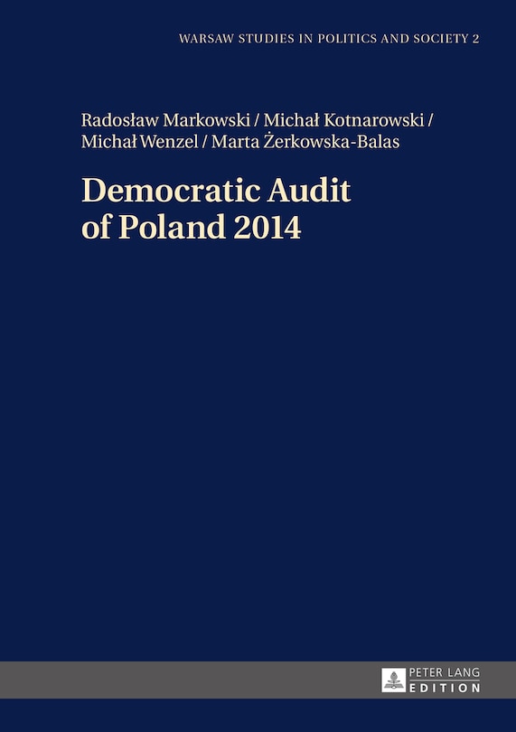 Front cover_Democratic Audit of Poland 2014