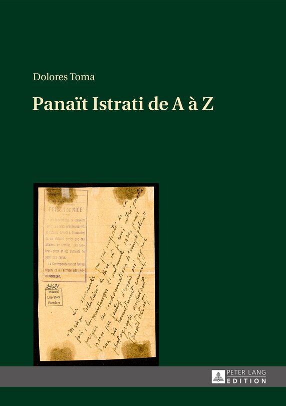 Couverture_Pana&iuml;t Istrati de A &agrave; Z