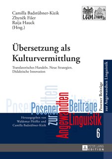 Front cover_Uebersetzung als Kulturvermittlung