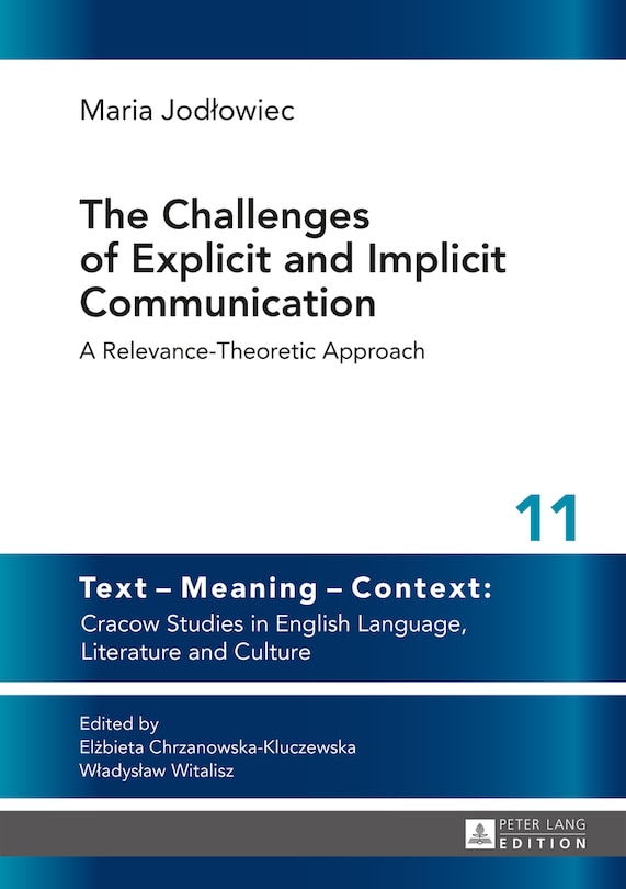 Front cover_The Challenges of Explicit and Implicit Communication