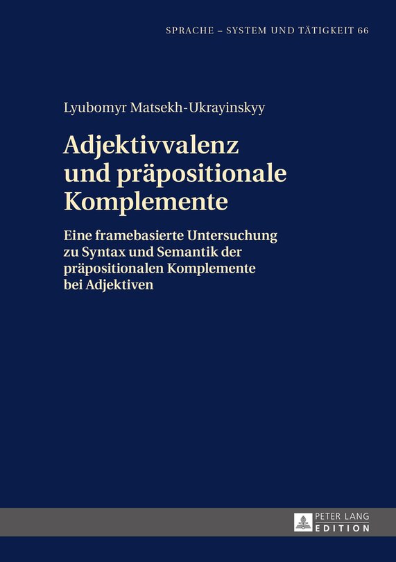Couverture_Adjektivvalenz und praepositionale Komplemente