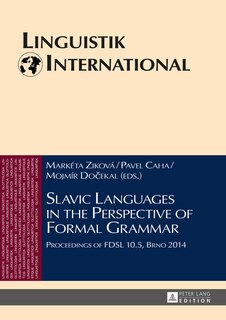 Couverture_Slavic Languages in the Perspective of Formal Grammar