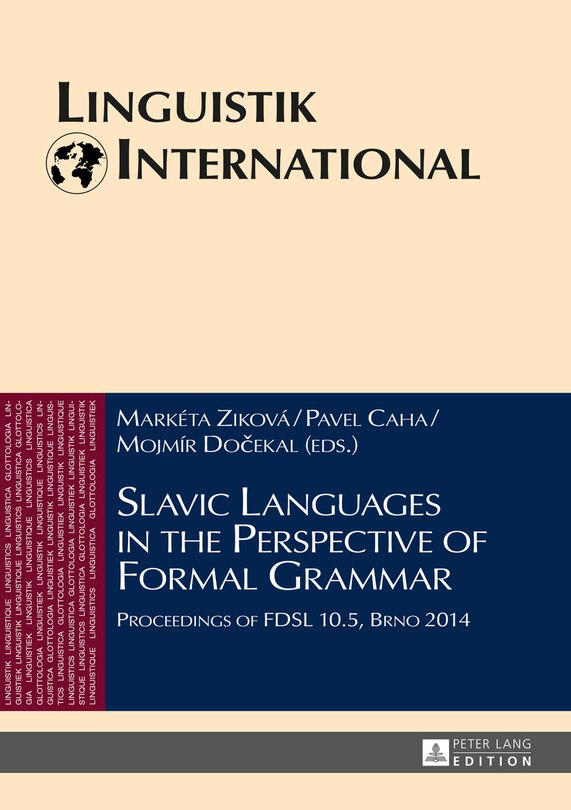 Couverture_Slavic Languages in the Perspective of Formal Grammar