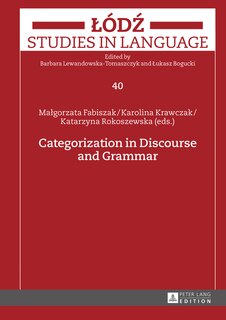 Front cover_Categorization in Discourse and Grammar