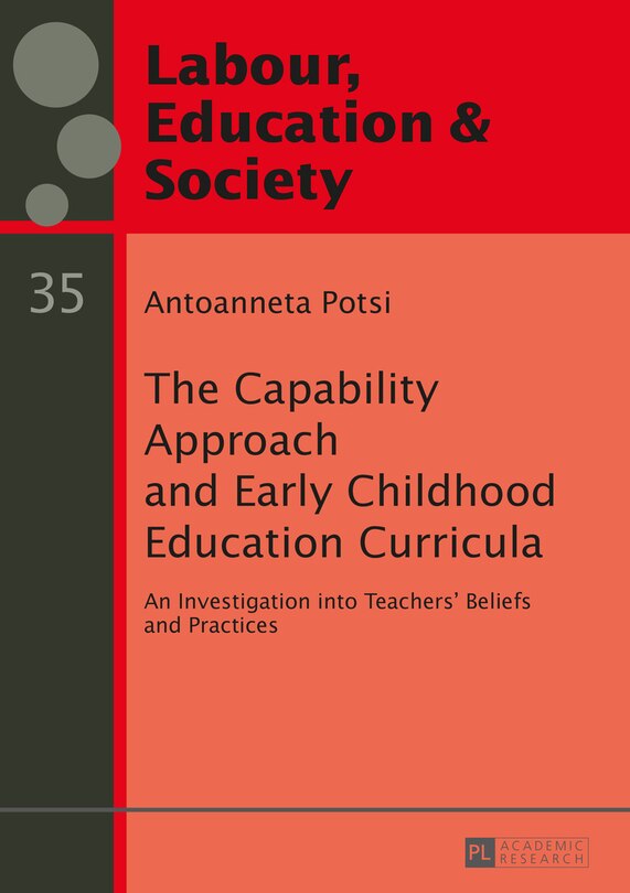 Front cover_The Capability Approach and Early Childhood Education Curricula