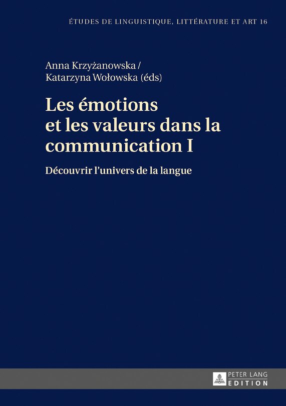 Couverture_Les �motions et les valeurs dans la communication I