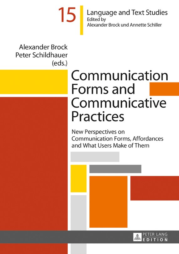 Couverture_Communication Forms and Communicative Practices