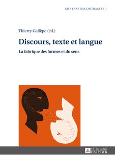 Front cover_Discours, texte et langue