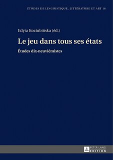 Front cover_Le jeu dans tous ses états