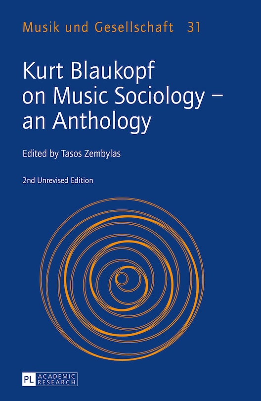 Couverture_Kurt Blaukopf on Music Sociology - an Anthology