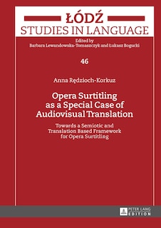 Front cover_Opera Surtitling as a Special Case of Audiovisual Translation